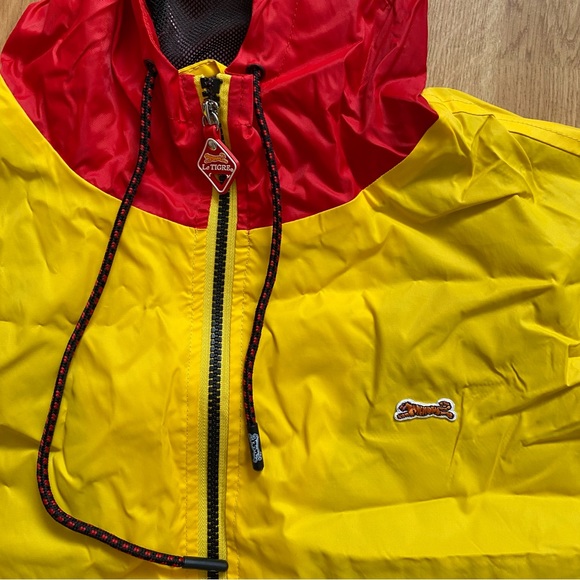 Le TIGRE ½ zip pullover windbreaker jacket Large Retro - Picture 5 of 9